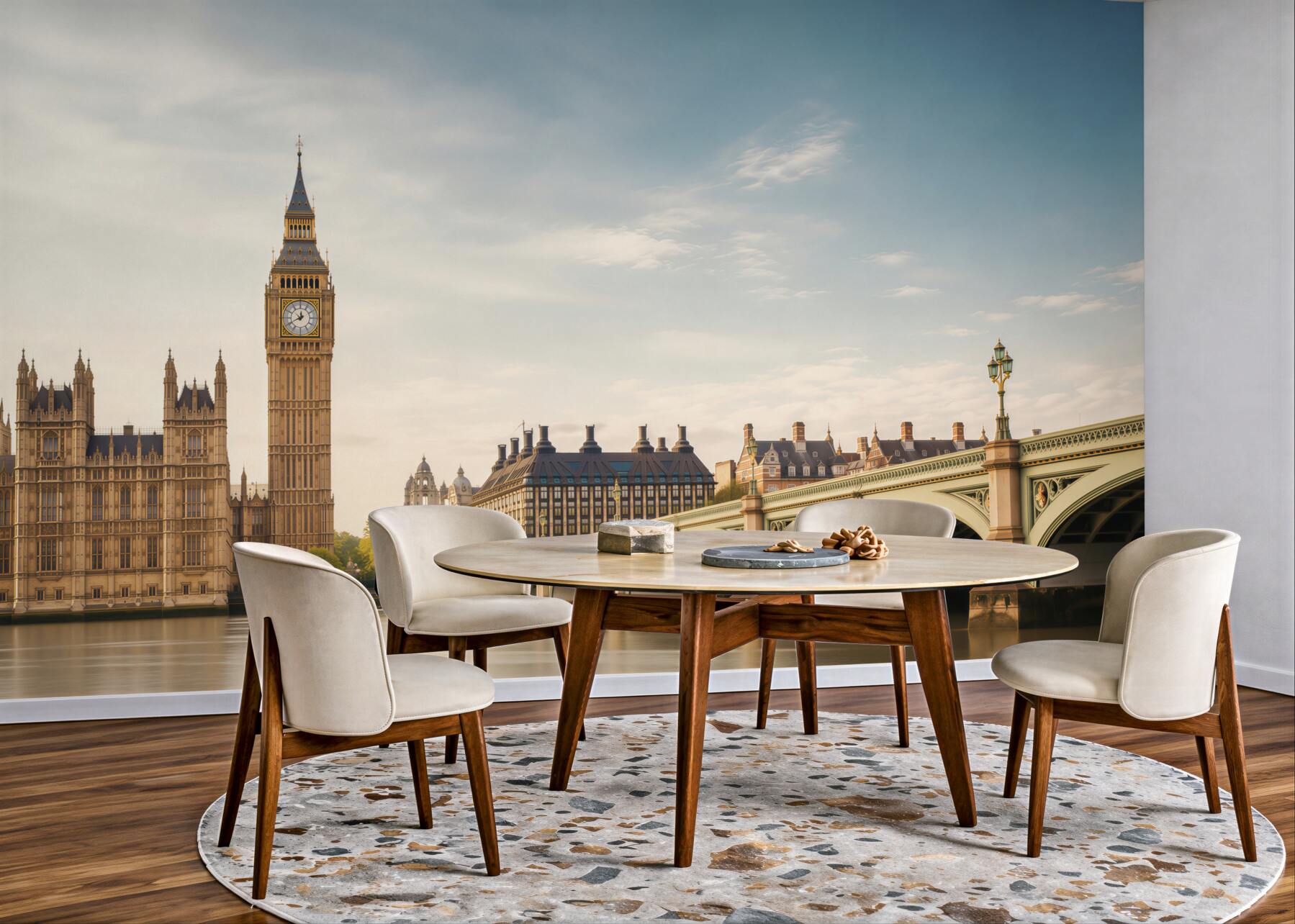 Fototapeta Widok na Big Ben i most